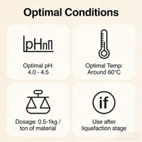 Glucoamylase de qualité supérieure pour la dégradation des amidons (Poudre 10 milliards UFC/g Certifiée ISO) – Optimise l'efficacité de la fermentation pour l'alcool