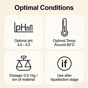 <span class=keywords><strong>Poudre</strong></span> d'enzyme glucoamylase Hesyn certifiée ISO, économique (10 milliards UFC/g), température optimale 55-60°C pour la fabrication de Baijiu - Product Image 3