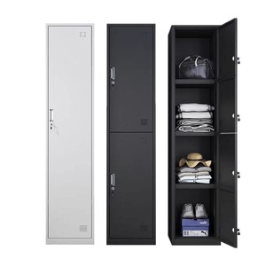 Duy nhất-cửa thép <span class=keywords><strong>Locker</strong></span> Tủ Key kiểu dáng đẹp kim loại thiết kế hiện đại cho các trường học phòng tập thể dục nhà văn phòng kho nhân viên thay đổi quần áo phòng - Product Image 4