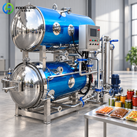 Stérilisateur automatique à autoclave pour le traitement thermique des légumes, de la viande et des boissons en conserve