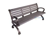 Chaise de table de banc de jardin en fonte d'aluminium/fer de conception classique traditionnelle d'usine de la Chine