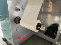 Machine à plier le papier pour étiquettes de billets d'embarquement à grande vitesse FD-320S, pliage en pile, capacité de production de 80 m/min, 1 personne, 320 mm