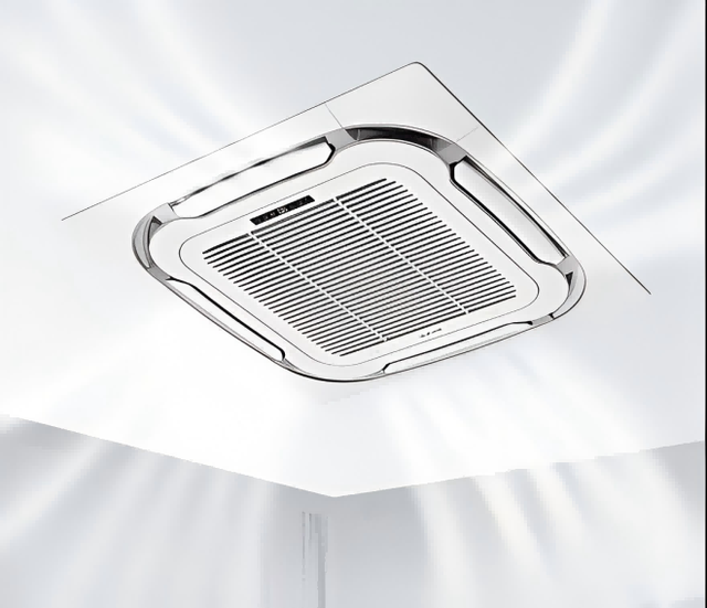 LEJN 48000btu Cassette Air Conditioner Energy Saving R32 Refrigerant Fixed Frequency Cooling Heating Class Household Electric