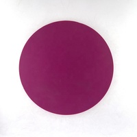 Sous-verre rond personnalisé en silicone pour tasse à thé, tapis imprimé pour support de boisson