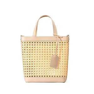 Spring <b>Summer</b> Winter Fashion Portable Handmade Straw Women's Beach <b>Handbag</b> with Hollow Out Design for Seaside Holiday - Product Image 3