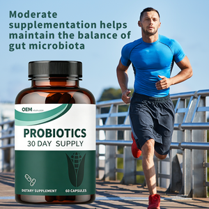 OEM Private Label Non-GMO Probiotic Capsules with Tributyrin Corn Extract for Gut Microbiota Balance Vitamin Supplements - Product Image 3