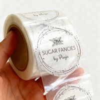 Autocollants en PVC avec logo personnalisé, formes et tailles personnalisées, estampage à chaud en feuille d'or pour l'emballage de cadeaux