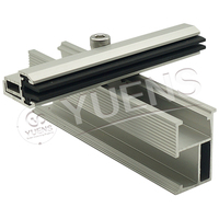 Système de montage solaire sur rail en aluminium AL6005-T5 Yuens pour toiture, support de panneau certifié ISO/CE