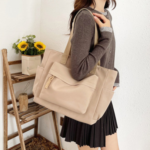 Custom Logo Canvas Shopping Canvas Tote <strong>Bag</strong> Casual Design Heavy Duty Woven Reusable Shopping <strong>Bag</strong> with Pocket - Product Image 4