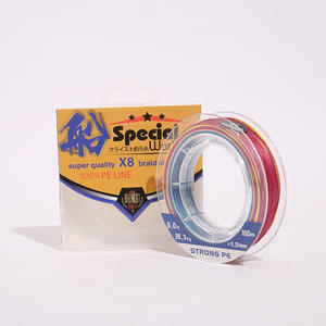 Línea de Pesca Trenzada de PE Resistente, 100m 5.0 28.3kg, Pesca en Playa y Océano, Alta Resistencia, Carrete Multicolor - Product Image 3