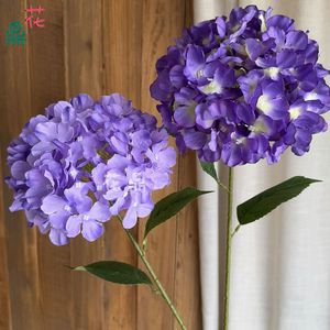 Flores de Hortensia Artificiales Hua Ding, 90 Pétalos, Tallo Único, Flor de Seda, Decoración de Bodas, Arreglo Floral para el Hogar - Product Image 4