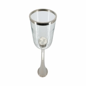 Portacandele in vetro a forma di uragano, alto, decorativo, per candele a pilastro, per decorazioni da tavolo e per la casa - Product Image 5