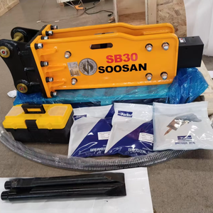 เครื่องเจาะไฮดรอลิก SOOSAN SB30 แบบติดตั้งบนรถ  ผลิตภัณฑ์จากโรงงานโดยตรง รับประกันหนึ่งปี คุณสมบัติมาตรฐานครบถ้วน - Product Image 1