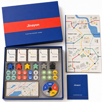 Jeu de société personnalisé sur la mobilité urbaine durable, graphismes Bauhaus Transit, jeu de stratégie avec couvercle rigide amovible pour l'éducation et les musées