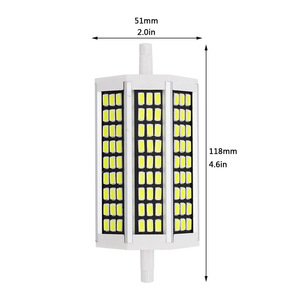 Lampe LED <span class=keywords><strong>R7S</strong></span> aluminium noir SMD 5733 haute luminosité 5W 10W 15W 20W 78 18 135 <span class=keywords><strong>189mm</strong></span> haute qualité ampoule de maïs horizontale - Product Image 5