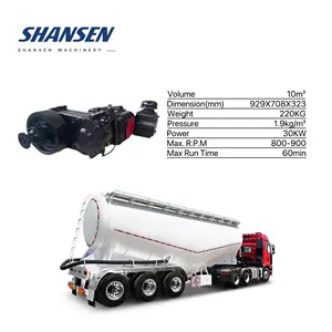 Shansen di alta qualità 8.5cbm 10cbm 14cbm 2bar compressore d'aria senza olio per bulker di cemento
