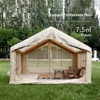 Tente de camping gonflable pour 3-4 personnes, voyage en plein air, entièrement automatique, portable, imperméable, tissu Oxford épaissi