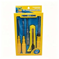 Ensemble d'outils à main G815, Kits d'outils à main, Tournevis, Couteau, Brosse, Pince, Marteau, Ruban adhésif, Produit à 1 $, Série 1$ Matériel et Outils