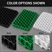 Grille de pavage en plastique pour renforcement de pelouse 500*500mm
