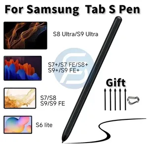 ปากกา <span class=keywords><strong>S</strong></span> <span class=keywords><strong>Pen</strong></span> สำหรับ <span class=keywords><strong>Samsung</strong></span> Galaxy <span class=keywords><strong>Tab</strong></span> S6 Lite <span class=keywords><strong>S7</strong></span> FE S8 <span class=keywords><strong>Plus</strong></span> S9 Ultra ปากกาสไตลัสสำหรับ <span class=keywords><strong>Samsung</strong></span> พร้อมระบบตรวจจับแรงกด ปากกาพร้อมยางลบ ปากกาสัมผัส - Product Image 2