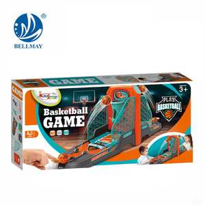 Bemay Toy indoor shooting <span class=keywords><strong>basket</strong></span> board game finger <span class=keywords><strong>basket</strong></span> game toy 2 player desktop basketball battle game - Product Image 2
