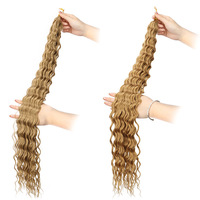 Perruques queue de cheval ondulées en fibre haute température, style européen et américain, résistantes à la chaleur, avec ligne de cheveux naturelle, densité 100%, vente en gros