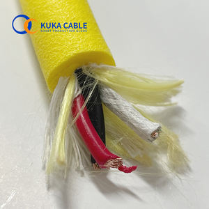 Câble d'alimentation 2x18AWG et câble de données à paires torsadées 2x2x26AWG, câble de communication hybride blindé en <span class=keywords><strong>mousse</strong></span> PUR, câble PUR pour ROV sous-marin - Product Image 3