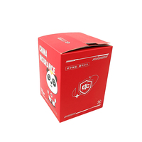 Boîte pliante haut de gamme écologique avec bande de déchirement, en carton blanc personnalisé, impression couleur UV, design fenêtré pour cadeaux