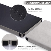 Matelas de camping pliable sur mesure en mousse à mémoire de forme haute densité, imperméable, compressé sous vide en boîte, tailles King et Queen