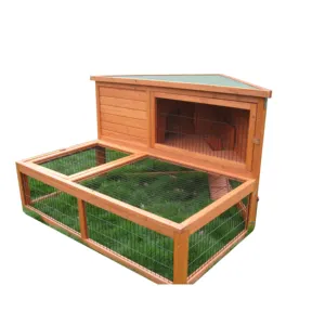 Günstiger Verkauf Meers chweinchen Haus Käfig Hamster Igel benutzer definierte personal isierte ziemlich einfach tragbare Indoor Hase Kaninchen Stall Designs