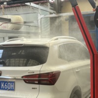 Machine de lavage de voitures entièrement automatique avec sécheuse et paiement par carte, haute pression, pour concessionnaires automobiles