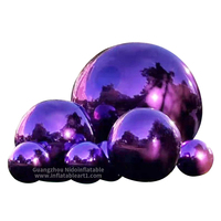 Ballon gonflable réfléchissant en PVC pour publicité de mariage, décoration de Noël, imperméable, CE/ Taille personnalisable, résistant au soleil
