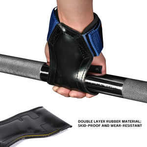 AKADY Poignées de musculation unisexe en caoutchouc antidérapantes avec soutien pour la paume, pour soulevé de terre, tractions, rameuses et entraînements intensifs en salle de sport - Product Image 3