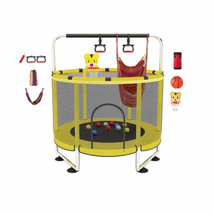 <span class=keywords><strong>Trampoline</strong></span> d'intérieur pour enfants avec filet de protection, <span class=keywords><strong>trampoline</strong></span> pour bébé, <span class=keywords><strong>trampoline</strong></span> de fitness parent-enfant - Product Image 3