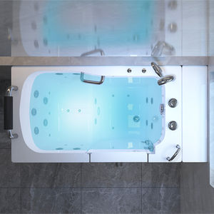 <span class=keywords><strong>Baignoire</strong></span> de plain-pied en acrylique certifiée CE CUPC, <span class=keywords><strong>porte</strong></span> de massage, SPA, jet, salle de bain portable autoportante, personnes <span class=keywords><strong>âgée</strong></span>s handicapées - Product Image 4