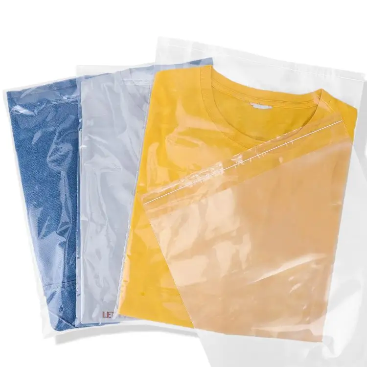 カスタムブランドのジップロックパッキング環境にやさしいポリメーラー配送用包装袋衣類用
