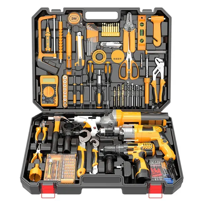 Algemene Standaard 38 Stuks Allerlei Hardware Toolbox Kits Onderhoud Handwerkgereedschap Huishoudelijke Multifunctionele Tools Set