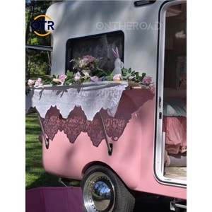 Moderno 6-Litera <span class=keywords><strong>50</strong></span> Ft Aluminio Off-Road Camper Caravana 4x4 Remolque 4WD Ligero 750kg Casa Móvil Mini Estilo - Product Image 2