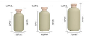 Sinh Thái Thân Thiện Với Sang Trọng 250 300 <span class=keywords><strong>400Ml</strong></span> <span class=keywords><strong>Pe</strong></span> Phân Hủy Sinh Học Bao Bì Mỹ Phẩm Dầu Gội Đầu Chai Với Vít <span class=keywords><strong>Cap</strong></span> Màn Hình In - Product Image 4