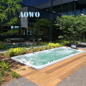 Piscina de masaje acuático de 5 metros, bañera de hidromasaje al aire libre, muebles de jardín - Product Image 6