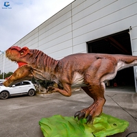 Gtd38 grand modèle de dinosaure exposition animatronic tyrannosaure trex dinosaure animatronic