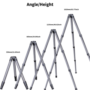 DMIDITIR DM404C <span class=keywords><strong>macchina</strong></span> <span class=keywords><strong>fotografica</strong></span> in fibra di carbonio treppiede flessibile a quattro sezioni Stand per la caccia - Product Image 6