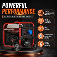 Générateur onduleur à cadre ouvert robuste BISON (CHINE) 236cc 4kW 4000W à onde sinusoïdale pure portable CE 230V 50Hz