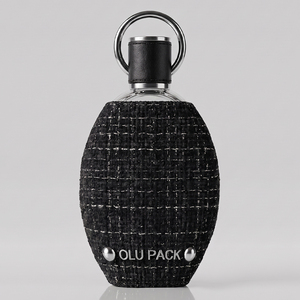 Precio de Fábrica, Fabricante y Proveedor, Botella de Perfume Redonda de Vidrio Azul de 100 ml con Cajas de Regalo a Juego, Se Puede Personalizar - Product Image 3