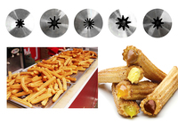 Machine à churros espagnole commerciale en acier inoxydable 201, à économie d'énergie, fonctionnement électrique, capacité de 3 L, multifonctionnelle pour boulangerie