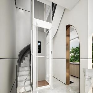 Ascensore Residenziale Personalizzabile di Alta Qualità con Azionamento AC Senza Ingranaggi per 2-3 Persone, Uso Interno con Pavimento in PVC - Product Image 2