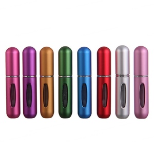 5ml Bottom Flush Mini <b>Perfume</b> Spray Bottle Aluminum Multicolor Refillable Travel Portable Empty <b>Atomizer</b> <b>Perfume</b> Bottle - Product Image 5