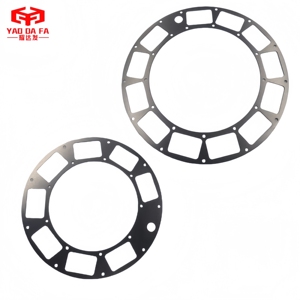 لوحة رمزية مخصصة من الفولاذ المقاوم للصدأ المطلي باللون الأسود YAODAFA YDF-BMPDH1 لخدمات التصنيع والتشغيل الآلي الدقيق والكيميائي - Product Image 2