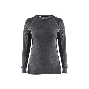 BLAKLADER - 720017329699XXXL Sous-vêtement femme WARM 100% merino Gris moyen/Noir-EAN 7330509587300 SOUS-VÊTEMENTS THERMIQUES - Product Image 1