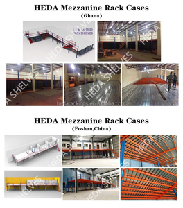 תעשייתי רב שכבות mzzanine רצפה מערכת מדף אחסון פלדה עם מדרגות גישה למחסן - Product Image 6